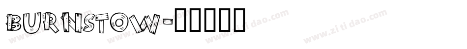 BURNSTOW字体转换