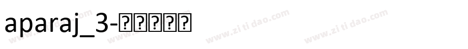aparaj_3字体转换