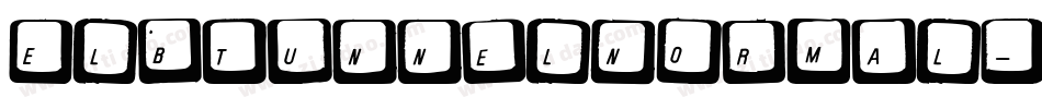 ElbTunnelNormal-1aBe字体转换