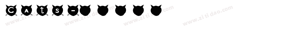 Cats字体转换