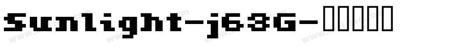 Sunlight-j63G字体转换