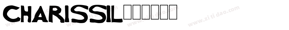CharisSIL字体转换