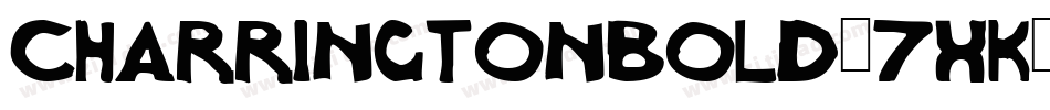 CharringtonBold-7XK字体转换