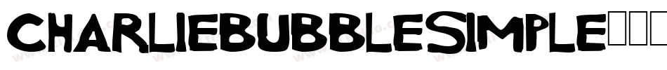 charliebubblesimple字体转换
