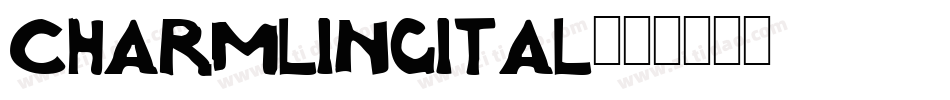 charmlingital字体转换
