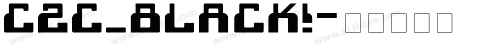 C2C_black!字体转换