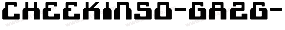 Cheekinso-Ga2G字体转换