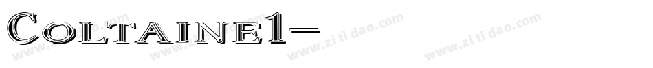 Coltaine1字体转换