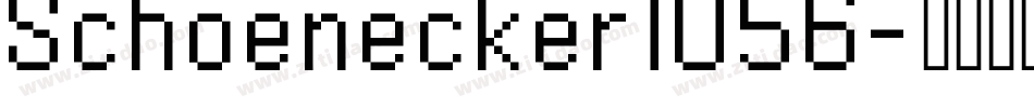 Schoenecker1056字体转换
