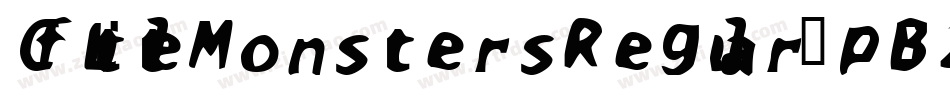 CfLittleMonstersRegular-pB2R字体转换