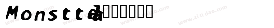 Monsttella字体转换
