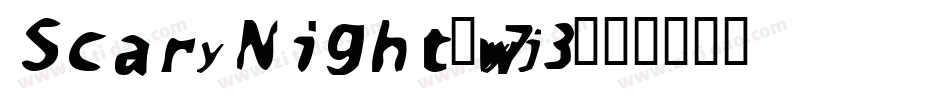 ScaryNight-ywj73字体转换