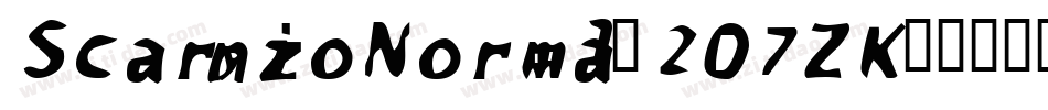 ScarynizoNormal-2O7ZK字体转换