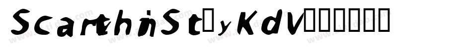ScarythinSt-yKdV字体转换