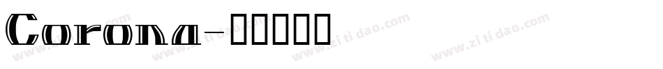 Corona字体转换