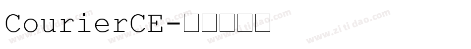 CourierCE字体转换