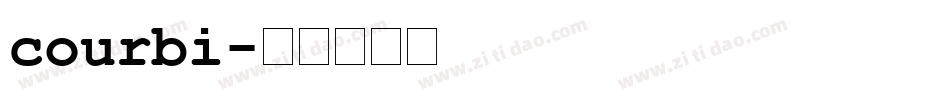 courbi字体转换