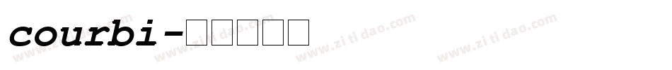 courbi字体转换