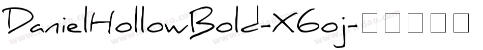 DanielHollowBold-X6oj字体转换