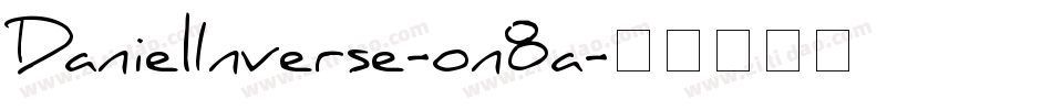 DanielInverse-on8a字体转换