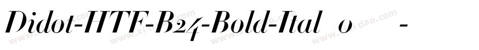 Didot-HTF-B24-Bold-Ital_0手机版字体转换
