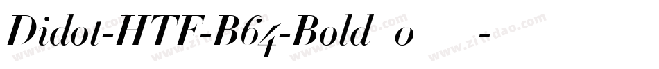 Didot-HTF-B64-Bold_0手机版字体转换