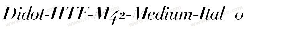 Didot-HTF-M42-Medium-Ital_0手机版字体转换