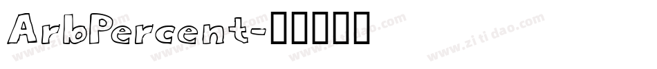 ArbPercent字体转换