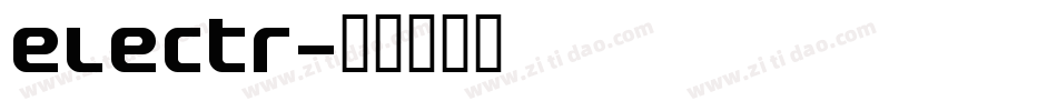 electr字体转换