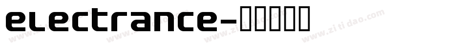 electrance字体转换