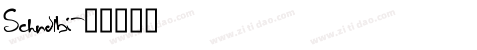 Schndlbi字体转换