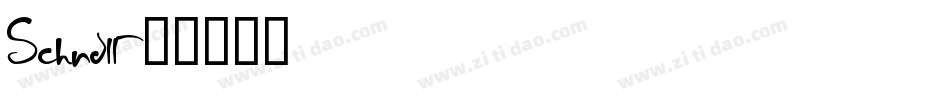 Schndll字体转换