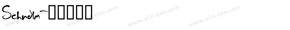 Schndlm字体转换