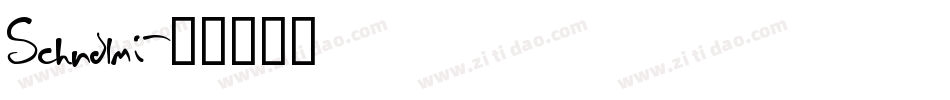 Schndlmi字体转换