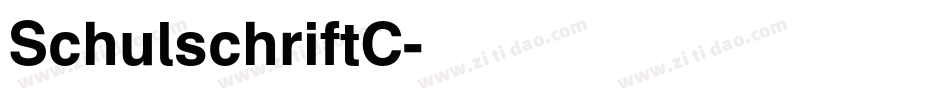 SchulschriftC字体转换