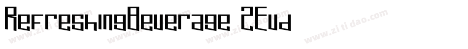 RefreshingBeverage-2Evd字体转换