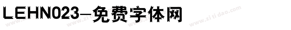 LEHN023字体转换