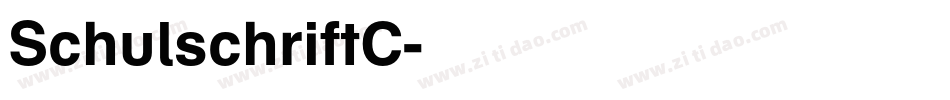 SchulschriftC字体转换