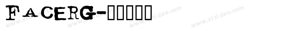 facerg字体转换