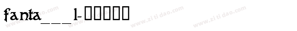 fanta___1字体转换