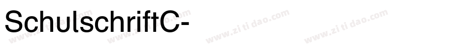 SchulschriftC字体转换