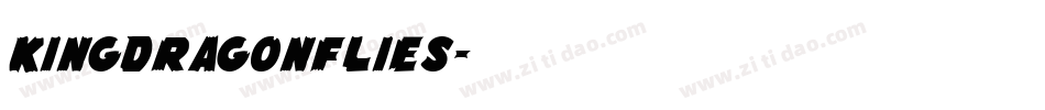 kingdragonflies字体转换