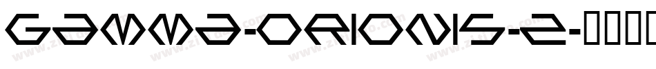 Gamma-Orionis-2字体转换