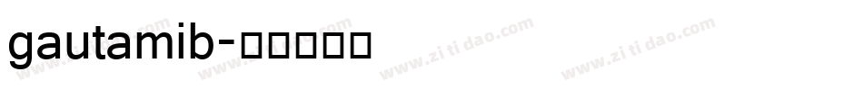 gautamib字体转换