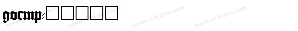 gocmp字体转换