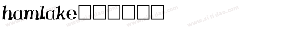 hamlake字体转换