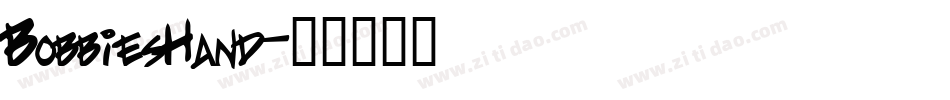 BobbiesHand字体转换