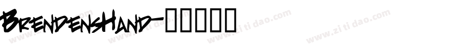 BrendensHand字体转换