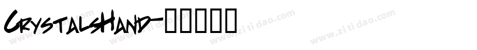 CrystalsHand字体转换