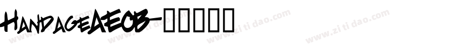 HandageAEOB字体转换